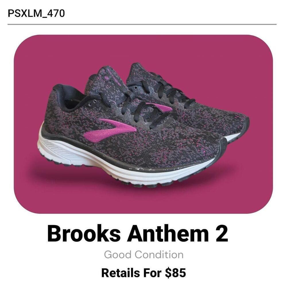 Brooks Women's Black and Purple Trainers